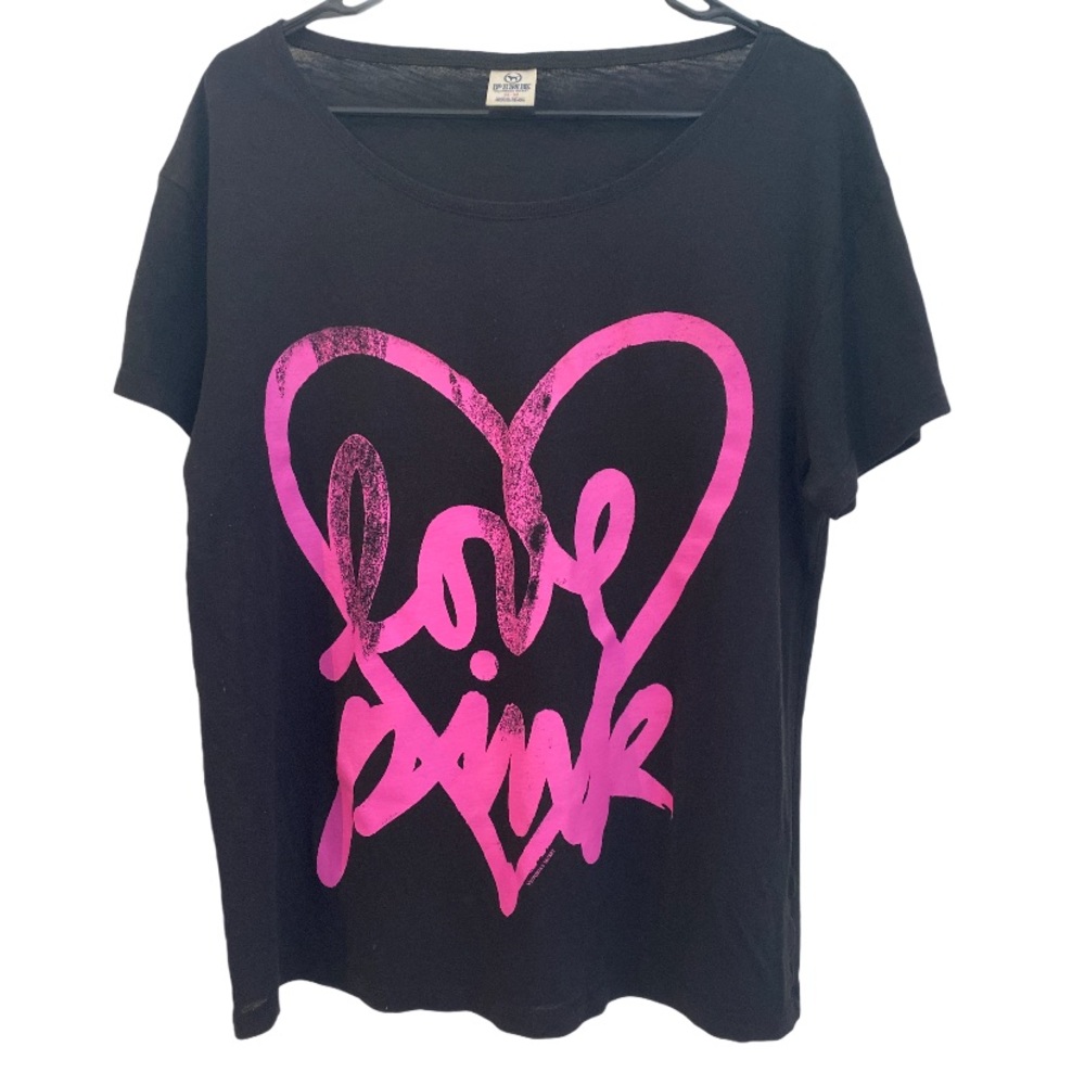 Victoria’s Secret PINK Black Purple Graphic Top